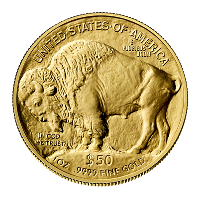 A picture of a Pièce américaine Bison d’Amérique en or de 1 oz (2024)